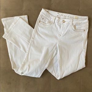 LA Idol Rhinestone White jeans